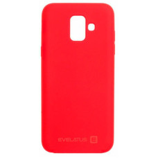 Evelatus Aizmugurējais vāciņš Evelatus Samsung A6 2018 Nano Silicone Case Soft Touch TPU Red