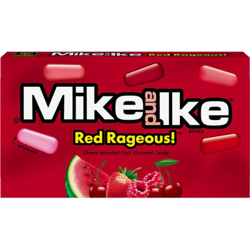 MIKE AND IKE Red Rageous jelly candies 120g