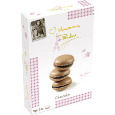 Macarons de pauline chocolate flavoured macarons 6pcs, 72g