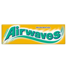 Airwaves chewing gum with melon and menthol flavor 14g