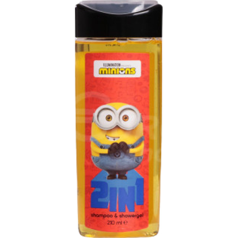 Minions 2in1 šampūns un dušas želeja - divi vienā 210ml