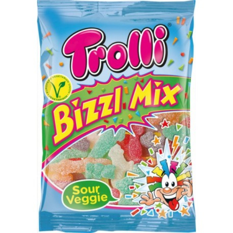 Trolli Bizzl Mix želejas konfektes 200g