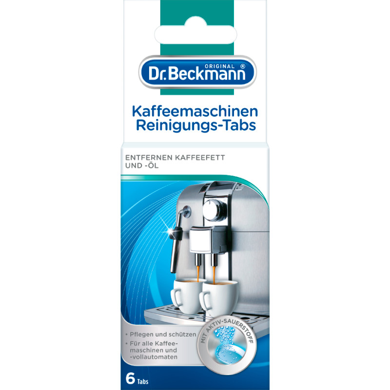 Таблетки для чистки кофемашин Dr Beckmann 6x1,6 г