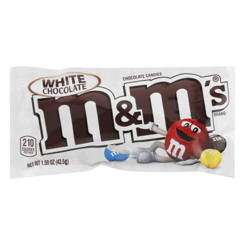 M&M'S WHITE CHOCOLATE baltā šokolāde 45g