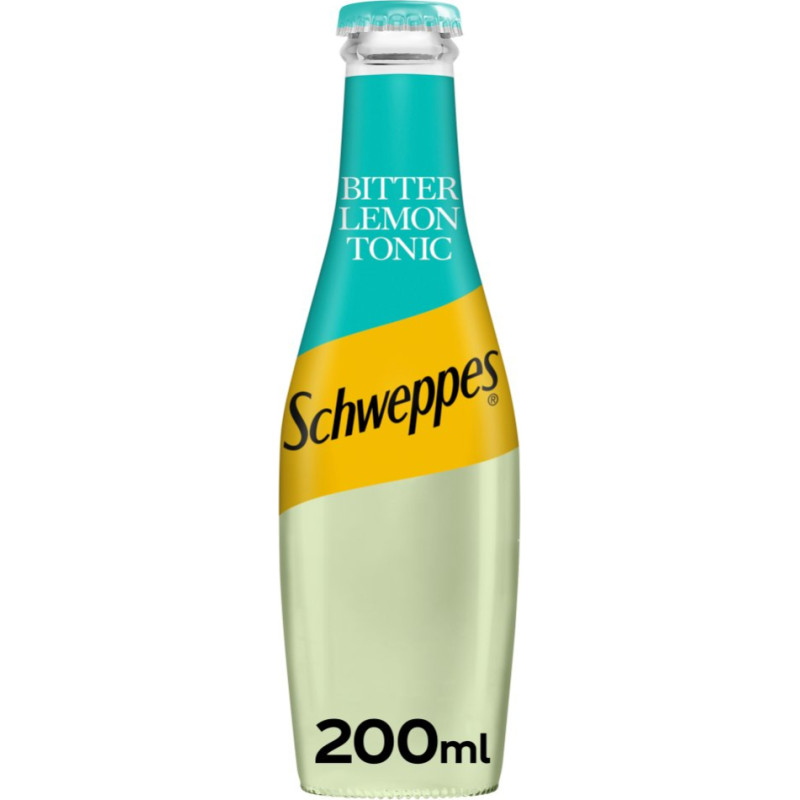 Schweppes gāzēts dzēriens ar rūgto citronu garšu 0.2L