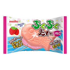 MEITO Strawberry Japanese Wafers 16.5g