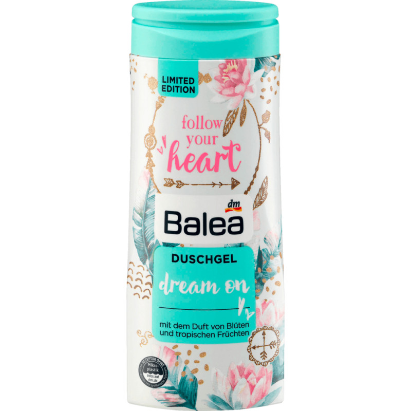 Balea Dream On dušas želeja ar ziedu un tropisko augļu aromātu 300ml