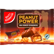 G&G Peanut Power chocolate bars with peanuts 400g