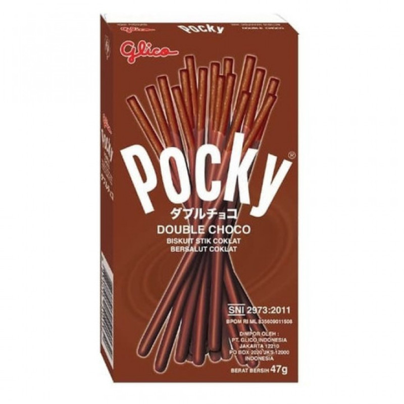 Pocky chocolate flavoured biscuit sticks with chocolate cream coating 40g