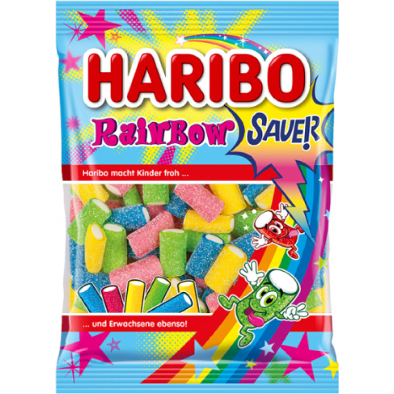 Haribo Sauer Rainbow želejkonfektes 175g