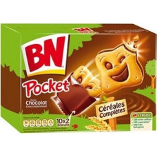 BN Pocket cookies with chocolate cream filling 150g