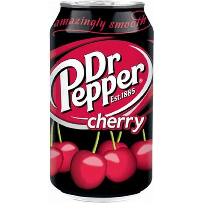 Напиток газированный DR PEPPER Cherry со вкусом вишни 0,33л