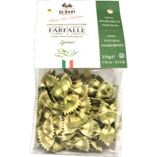 Di Bari Farfalle makaroni ar spinātiem 250g