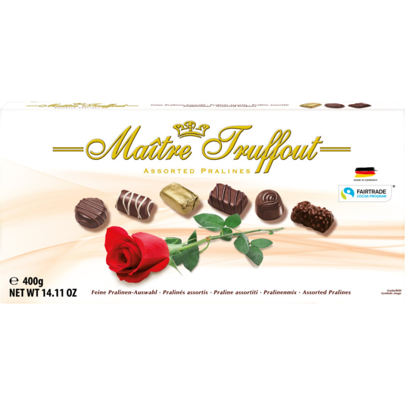 Maitre Truffout šokolādes konfekšu izlase 400g