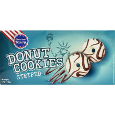 American Bakery Donut Cookies Striped cepumi 120g