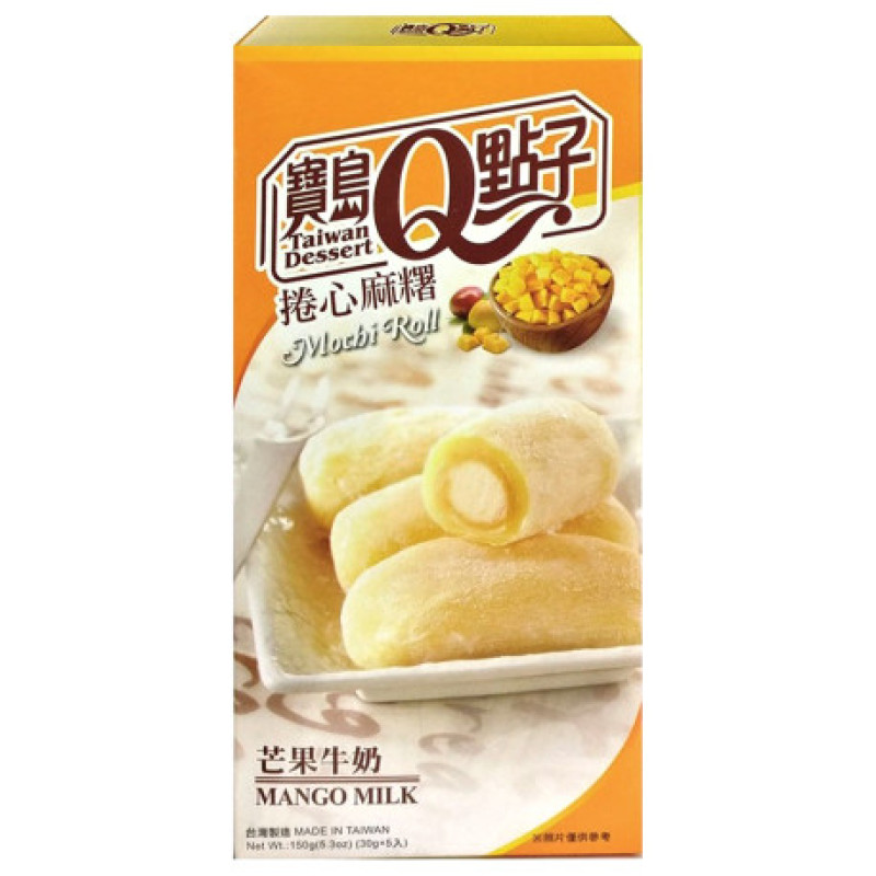 TW Mochi rīsu miltu deserts ar mango piena garšu 150g