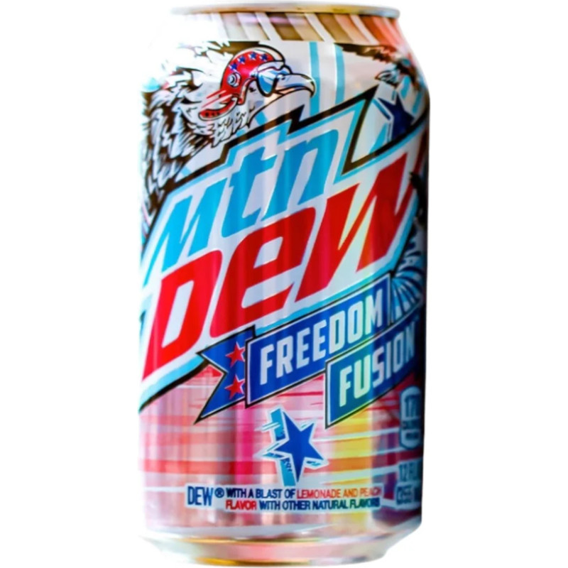 MOUNTAIN DEW USA Freedom Fusion enerģijas dzēriens 355ml