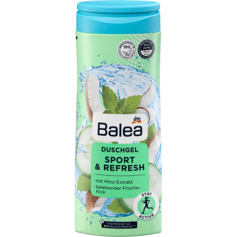 Balea Sport atsvaidzinoša dušas želeja 300ml