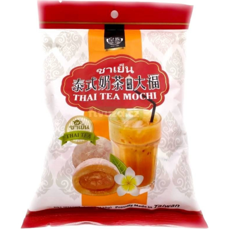 ROYAL FAMILY Mochi with Thai tea flavor 120g