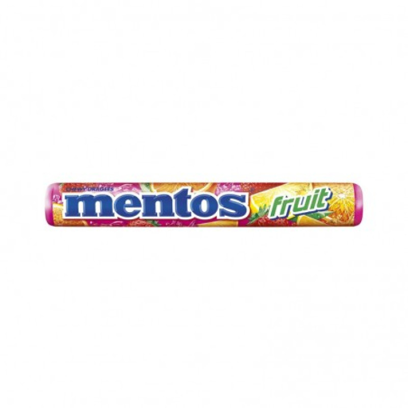 Mentos Rainbow chewy candies with fruit flavors 37.5g