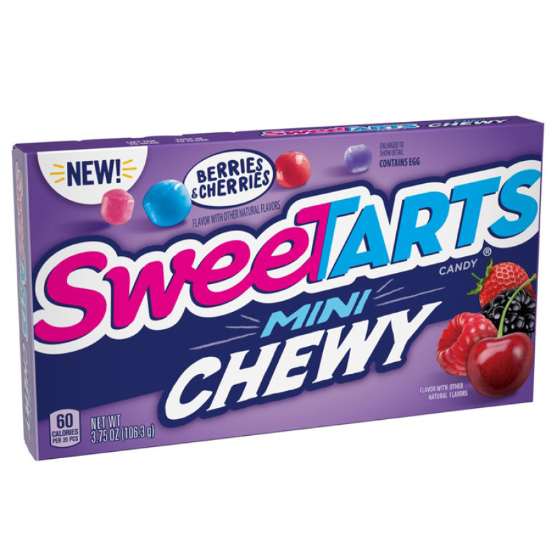 SweeTarts мини жевательные конфеты ягоды и вишня 106 г