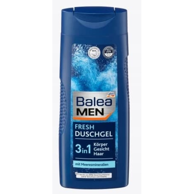 Balea Men 3in1 atsvaidzinoša dušas želeja - šampūns 300ml