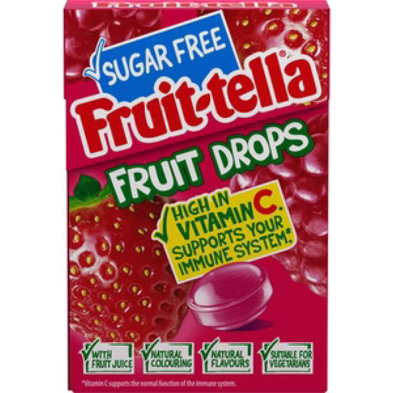 FRUITTELLA Strawberry & Raspberry ledenes 45g