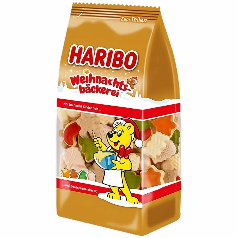 Haribo Weihnachtsbackerei želejas konfektes 250g