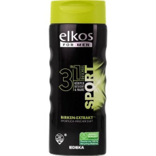 ELKOS Men 3in1 Sport dušas želeja ar bērzu ekstraktu 300ml