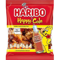 Haribo Happy Cola želejas konfektes ar kolas garšu 175g