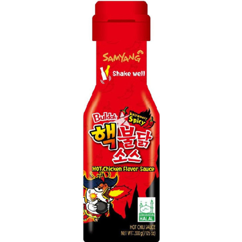 Samyang Bulday Extremely Spicy ļoti asa čili mērce ar vistas garšu 200g