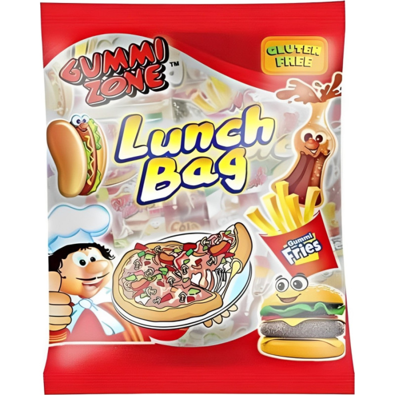 GUMMI ZONE Lunch Bag želejas konfektes 82g