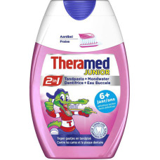 THERAMED 2in1 Junior toothpaste with strawberry flavor (from 6+ years) 75ml