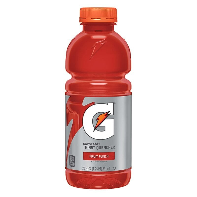 GATORADE FIERCE FRUIT PUNCH bezalkoholisks dzēriens ar augļu punša garšu 591ml