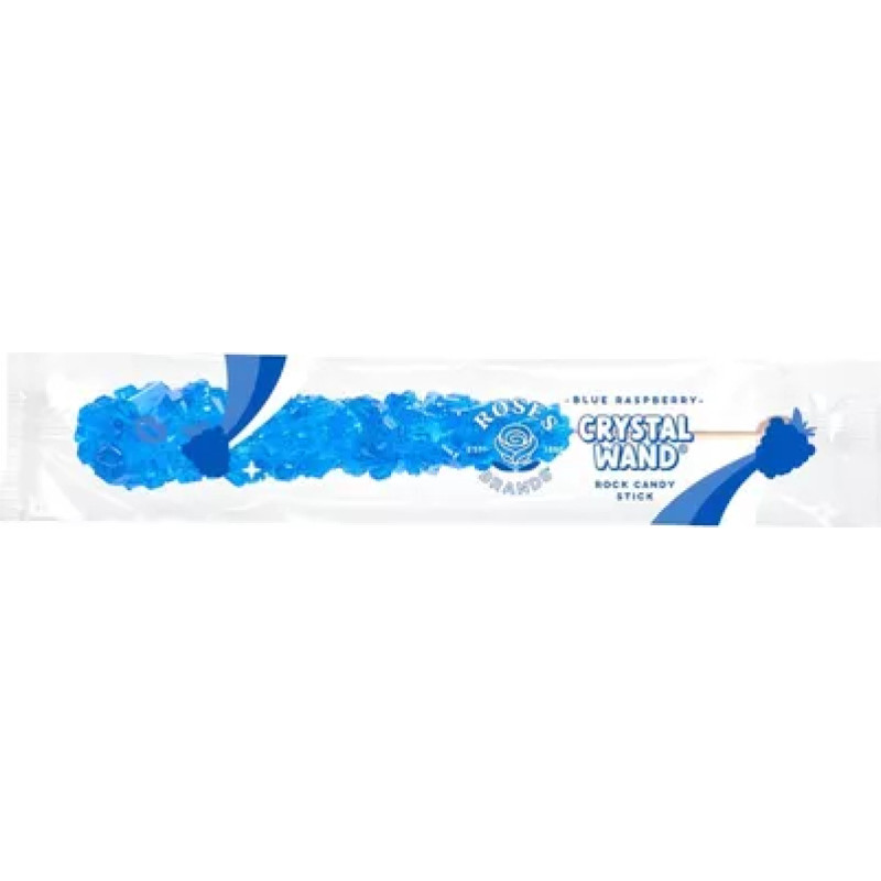 CRYSTAL WAND Blue Raspberryt lollipop 22g