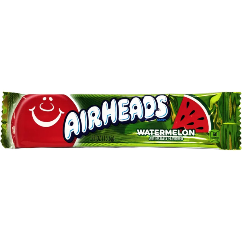 Жевательные конфеты Airheads Watermelon со вкусом арбуза 15,6 г