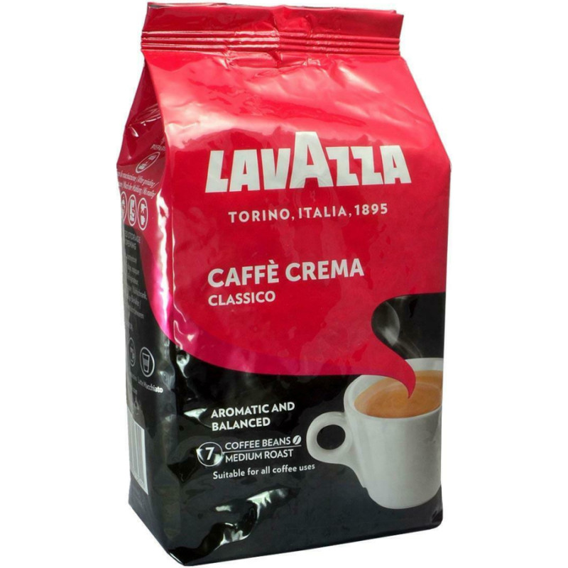 Кофе Lavazza CAFE CREMA Classico в зернах 1кг