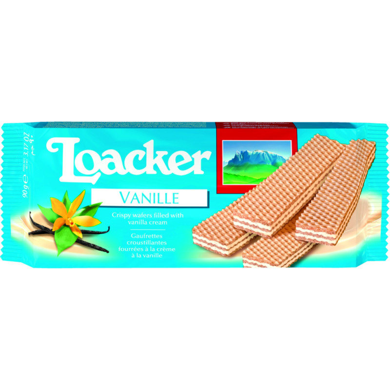 Вафли Loacker Classic Vanille 90г