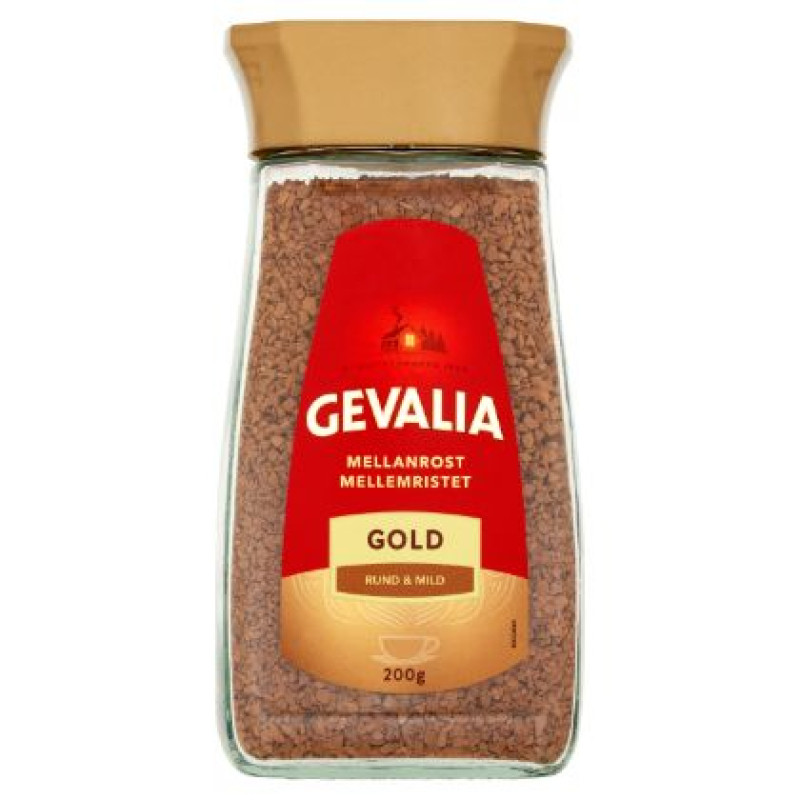 Gevalia Gold Rund & Mild instant coffee 200g