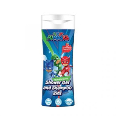 PJ Masks dušas želeja un šampūns 2in1 ar zemeņu smaržu 300ml