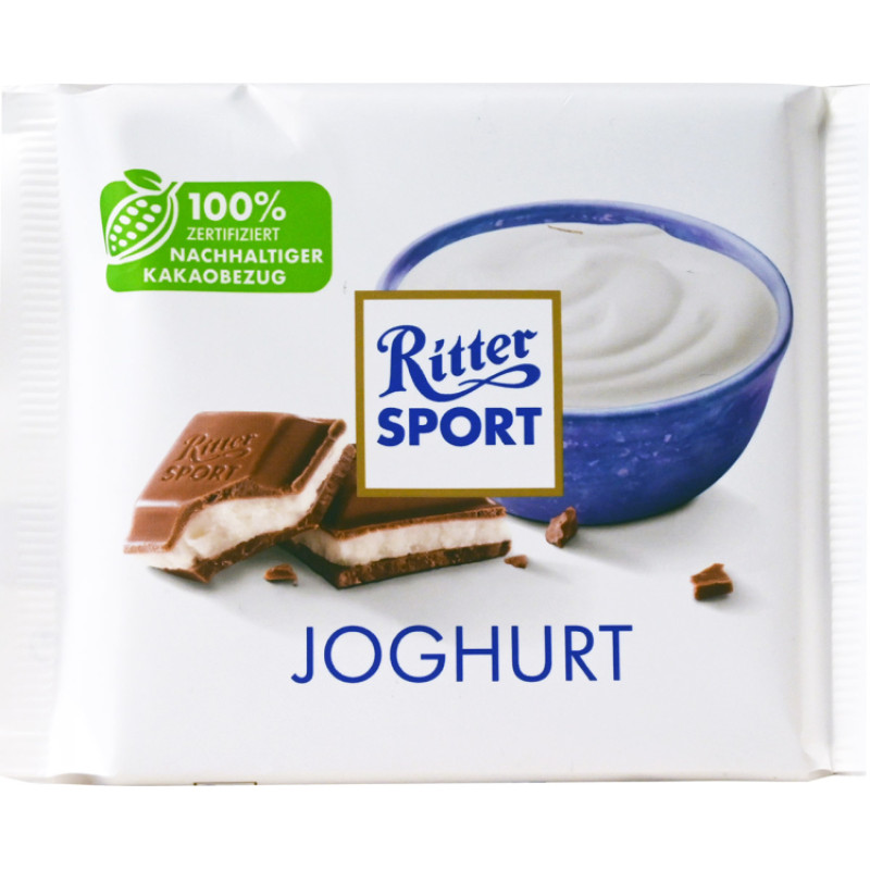 Ritter Sport Joghurt milk chocolate with yogurt 100g