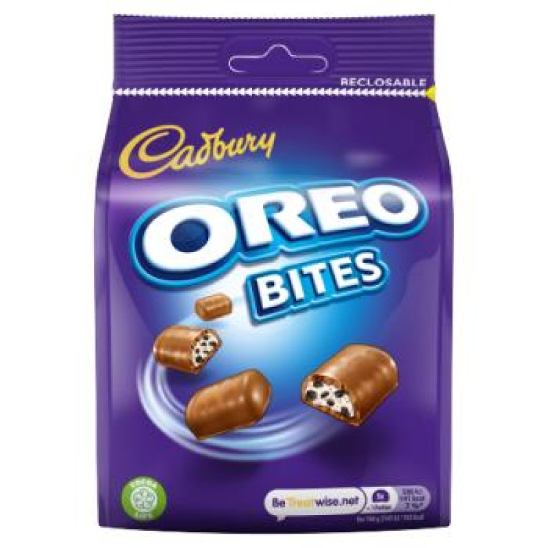 Cadbury Oreo Bites šokolādes konfektes ar oreo cepumu krēmu 95g