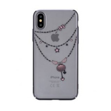 Devia Aizmugurējais vāciņš Devia Apple iPhone X Crystal Shell Case Black