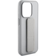 Ilike Aizmugurējais vāciņš iLike Apple iPhone 15 Plus Silicone Case with stand Silver