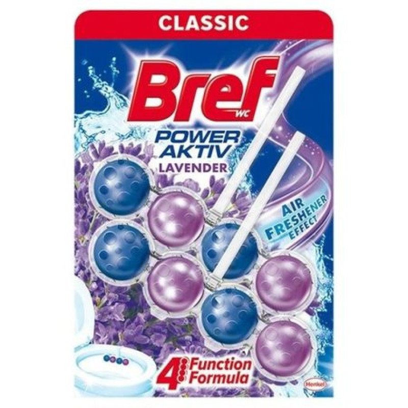 Bref Aktiv toilet bowl blocks with lavender scent 2x50g