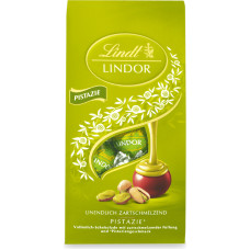 LINDT Lindor šokolādes konfektes ar pistāciju krēmu 137g