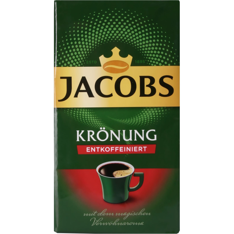 Jacobs Entkoffeiniert bezkofeīna malta kafija 500g