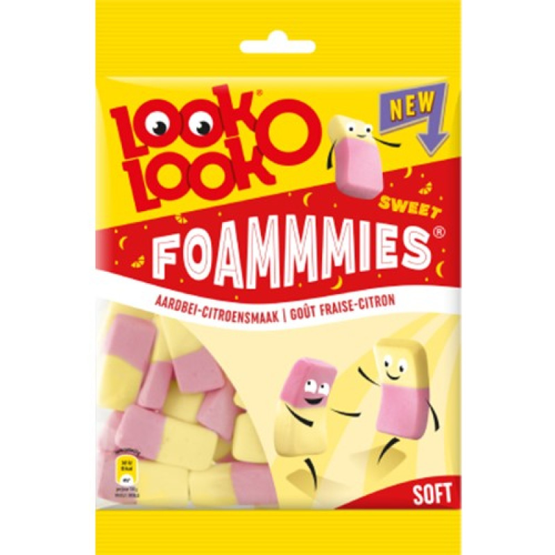 LOOK O LOOK Sweet Foammmies strawberry-lemon jelly candies 180g