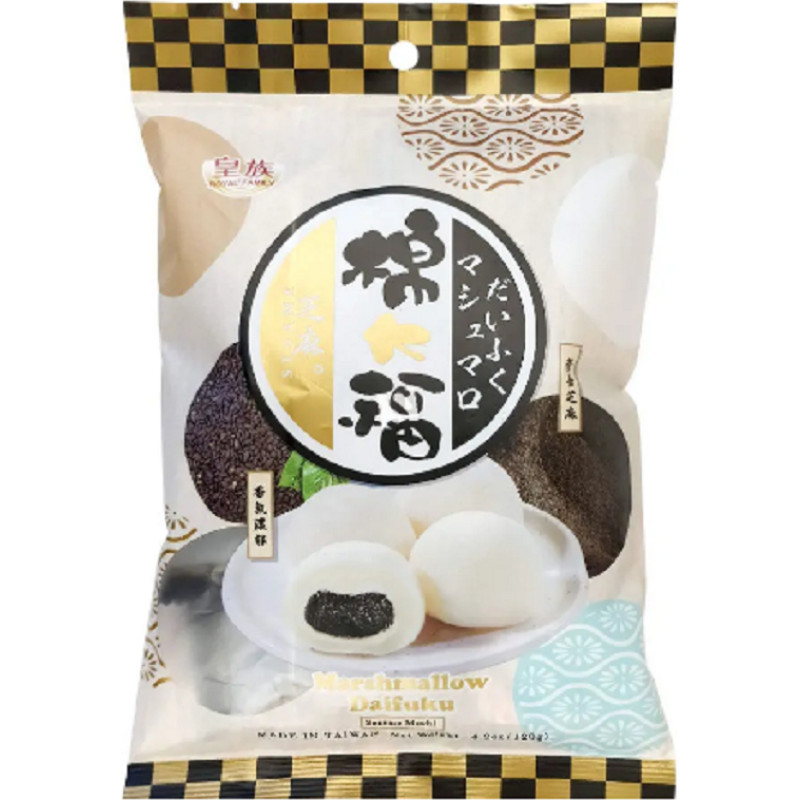 Royal Family Daifuku Mochi with marshmallow and sesame flavor 120g