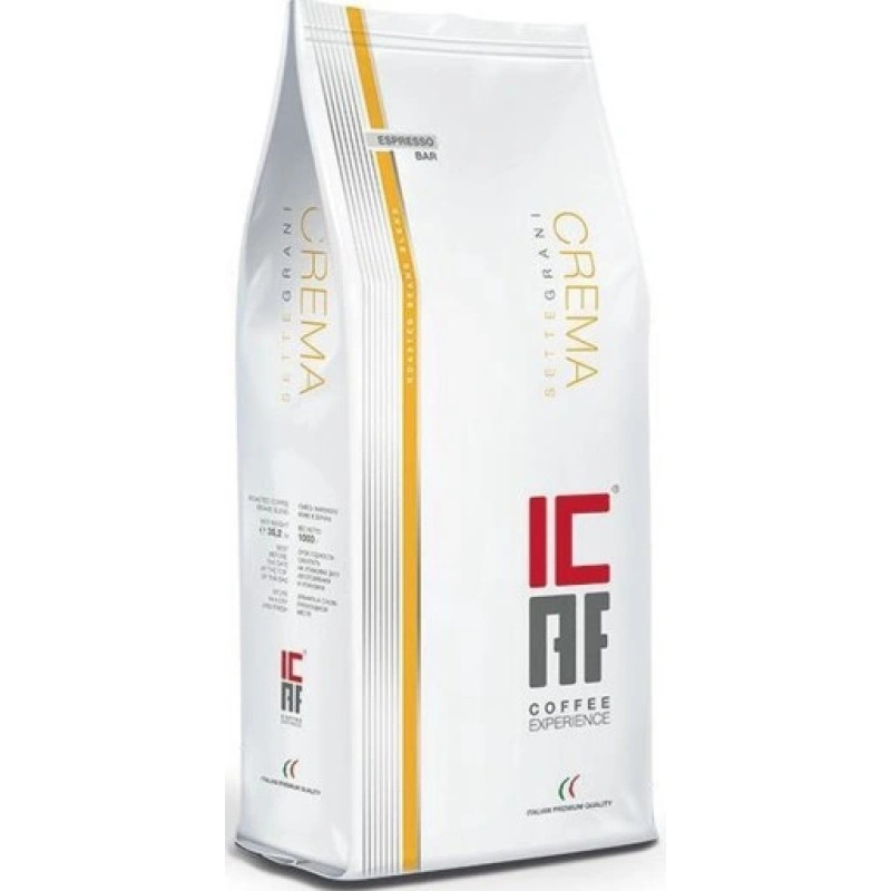 ICAF Crema coffee beans 1000g